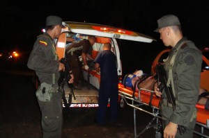 LOS DOS DETENIDOS FUERON EVACUADOS DEL LUGAR