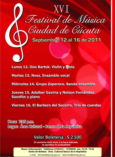 afiches festival de musica