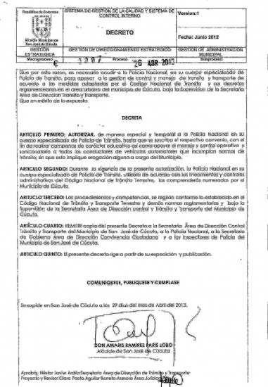 decreto