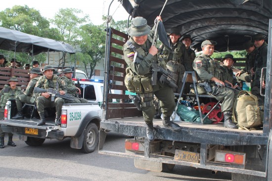 CERCA DE 100 UNIFORMADOS LLEGARON A REFORZAR LA SEGURIDAD EN CUCUTA (7)