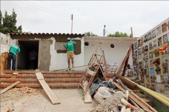 ALCALDIA ADELANTA OBRAS DE REMODELACION EN EL CEMENTERIO CENTRAL POR MOTIVO DE 123 AÑOS DE HISTORIA