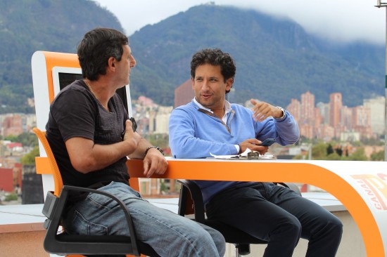 Antonio Casale con Hector Burguez.