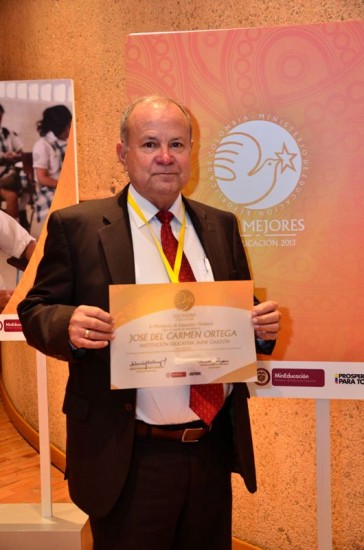 Jose Del Carmen Ortega. Rector Colegio Jaime Garzon