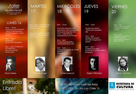 Taller audiovisual 17 nov