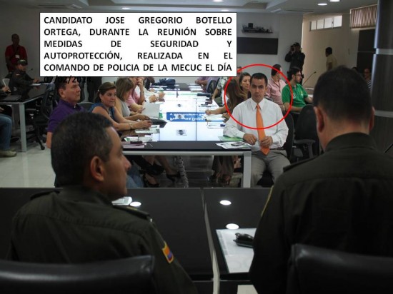 CANDIDATO DESAPARECIDO EN REUNION CON LA MECUC
