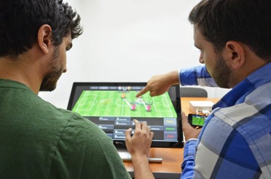 El equipo de Playzaar recrea cada una de las jugadas de los partidos en tiempo real