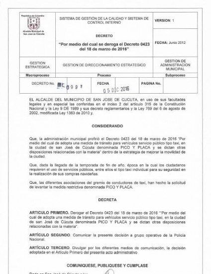 decreto