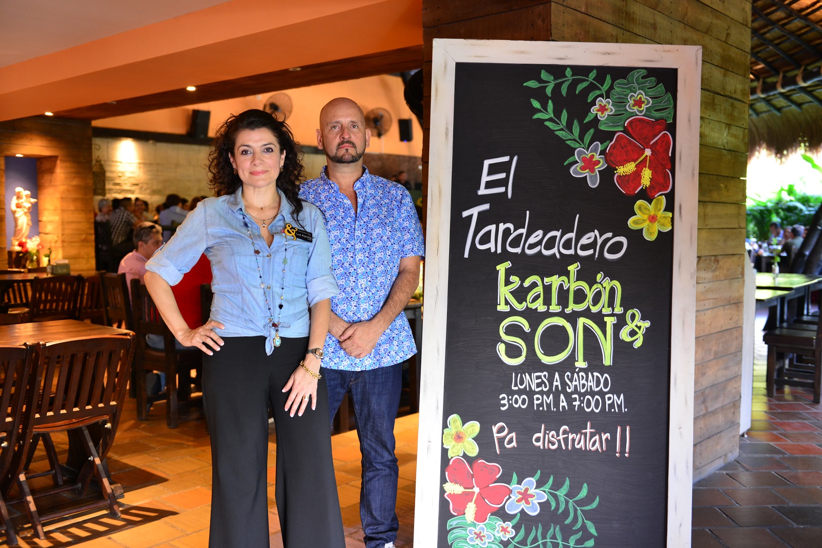 Luz Karime Assaf (administrador) y Eduardo Cadavid (Propietario)