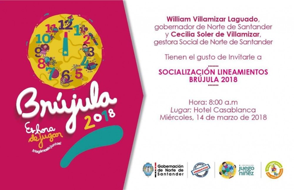 Socialización de lineamientos de la 'Brújula 2018'.