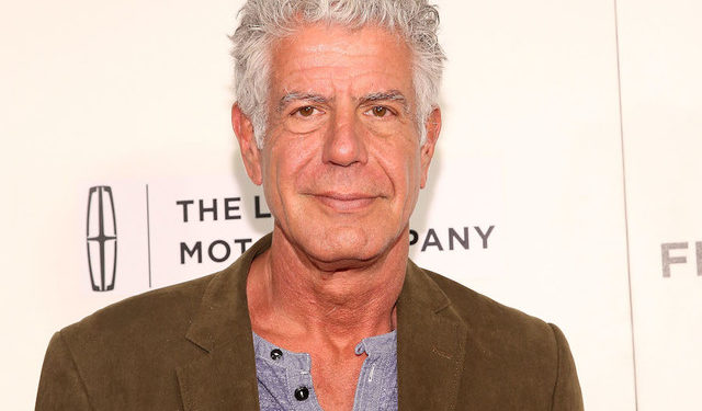 NEW YORK, NY - APRIL 22: Anthony Bourdain attends "WASTED! The Story of Food Waste" Premiere during 2017 Tribeca Film Festival at BMCC Tribeca PAC on April 22, 2017 in New York City. (Photo by Robin Marchant/Getty Images for Tribeca Film Festival)
