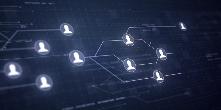 User People Network Circuit Board Link Connection Technology