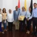 Yolanda Gallardo de Parada, Julieth Calderón Yaruro, Carlos Corredor Pereira, José Consuegra Bolívar, Silvano Serrano Guerrero, Jennifer Dávila Urbina y Luis Fernando Niño.