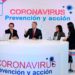 El Presidente Duque, la representante de la OPS/OMS para Colombia, Gina Tambini, el Ministro de Salud, Fernando Ruiz, y la Directora del Instituto Nacional de Salud, Martha Ospina, le dijeron al país, las medidas adoptadas para contener al coronavirus.