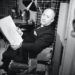 November 7, 1955 Christian Dior at home for PERSON TO PERSON.  T8583_17
Copyright CBS Broadcasting, Inc., All Rights Reserved, Credit: CBS Photo Archive