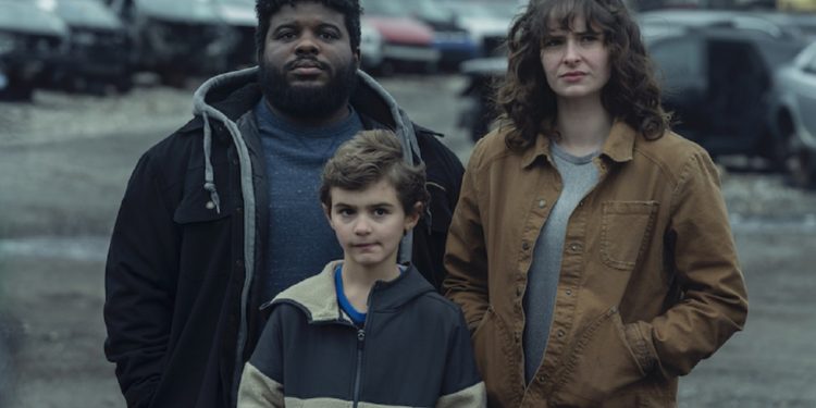 Ashleigh Cummings as Vic McQueen, Jonathan Langdon as Lou Carmody, Jason David as Wayne McQueen - NOS4A2 _ Season 2 - Photo Credit: Zach Dilgard/AMC