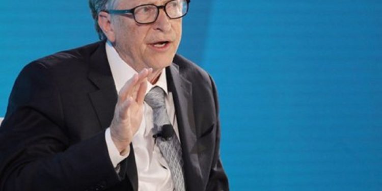 Bill Gates, co-chair of the Bill and Melinda Gates Foundation, speaks during the Bloomberg New Economy Forum in Beijing, China, on Thursday, Nov. 21, 2019. The New Economy Forum, organized by Bloomberg Media Group, a division of Bloomberg LP, aims to bring together leaders from public and private sectors to find solutions to the world's greatest challenges. Photographer: Takaaki Iwabu/Bloomberg