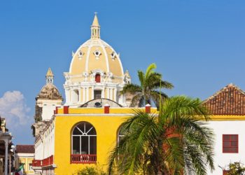 Famous Church From Cartagena, Colombia Named After Peter Claver Who Became The Patron Saint Of Slaves