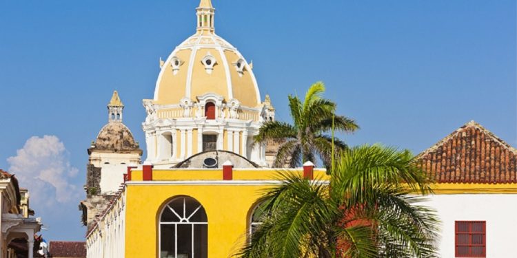 Famous Church From Cartagena, Colombia Named After Peter Claver Who Became The Patron Saint Of Slaves