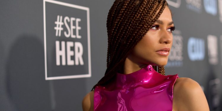 SANTA MONICA, CALIFORNIA - JANUARY 12: Zendaya attends the 25th Annual Critics' Choice Awards at Barker Hangar on January 12, 2020 in Santa Monica, California. (Photo by Matt Winkelmeyer/Getty Images for Critics Choice Association)