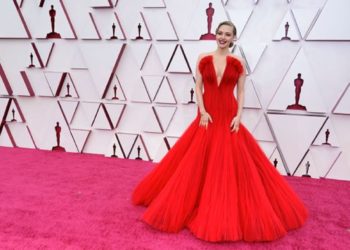 Pool Photo
Mandatory Credit: Photo by Chris Pizzello/Pool/Shutterstock (11868956mp)
Amanda Seyfried arrives at the Oscars
93rd Annual Academy Awards, Arrivals, Los Angeles, USA - 25 Apr 2021