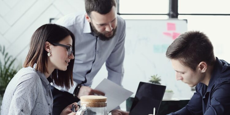 Business situations. People in the office