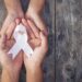 White ribbon symbol of peace International day of non violence.