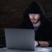 Hacker in front of his computer
