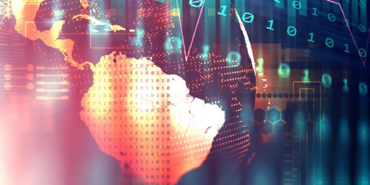blur and defocus earth futuristic technology abstract background illustration