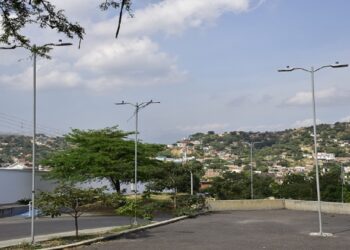 21-01-22. Cúcuta. Las instalaciones del parque de la vida presentan algunos deterioros y fallas en la red de alumbrado. (Pablo Castillo - La Opinión)