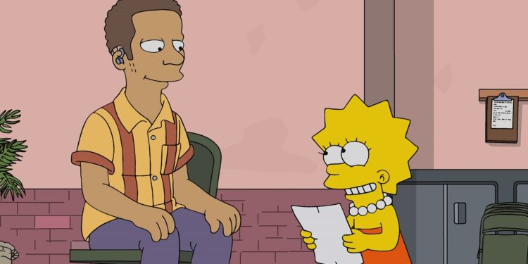 THE SIMPSONS: Lisa meets the son of the late musician Bleeding Gums Murphy — and attempts to improve his life in the "The Sound of Bleeding Gums" episode of THE SIMPSONS airing Sunday, April 10 (8:00-8:30 PM ET/PT) on FOX. Guest voice John Autry II. THE SIMPSONS © 2022 by 20th Television.