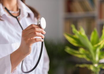 Doctor at work in the hospital
