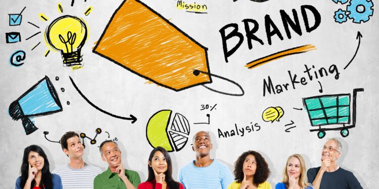 Diverse People Thinking Planning Marketing Brand Concept