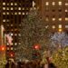 USA, New York, Big Christmas Tree at Rockefeller Center