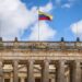 Colombian National Capitol and Congress situated at Bolivar Square - Bogota, Colombia