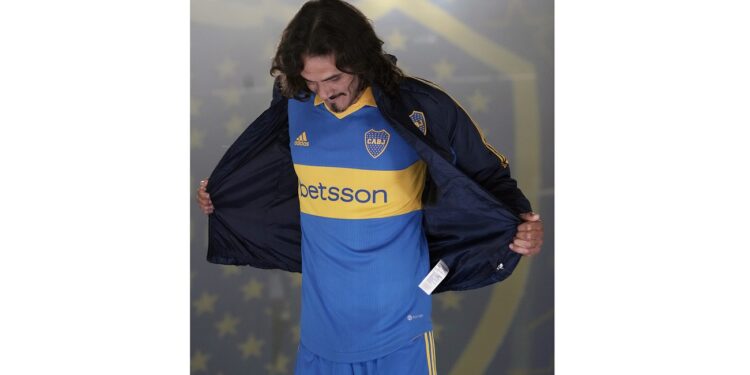 Edinson Cavani es presentado oficialmente en el Estadio Alberto J. Armando - La Bombonera - 
31 de julio de 2023 -  
Foto: Javier Garcia Martino - Prensa CABJ -