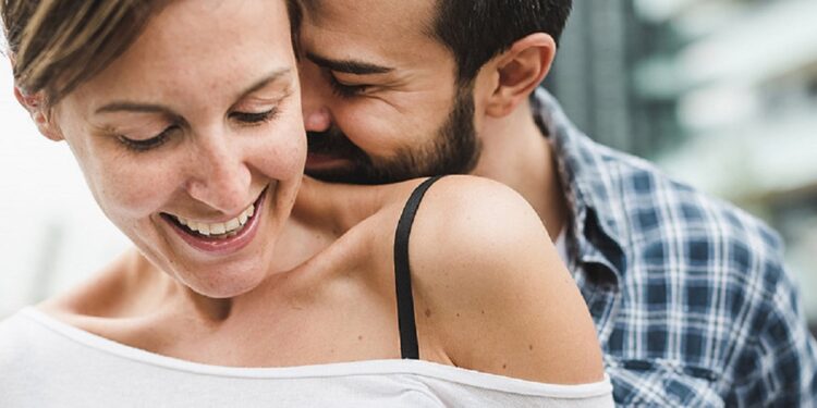 Couple having fun outdoor