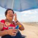 Skin Care, Senior Women, Sunny, Beach, Summer