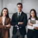 Bussiness people working in team in an office