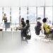 Diverse people working in the office