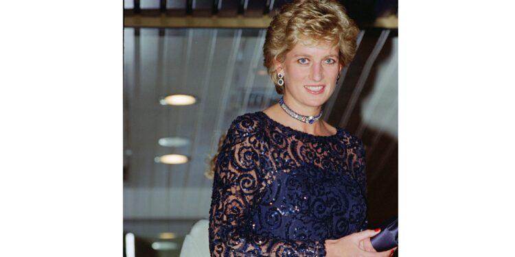 GREAT BRITAIN - JUNE 03: Diana, Princess of Wales at Cardiff International Arena for 'A Concert of Hope', as Patron of Ty Hafan: The Children's Hospice in Wales (Photo by Tim Graham Photo Library via Getty Images)
