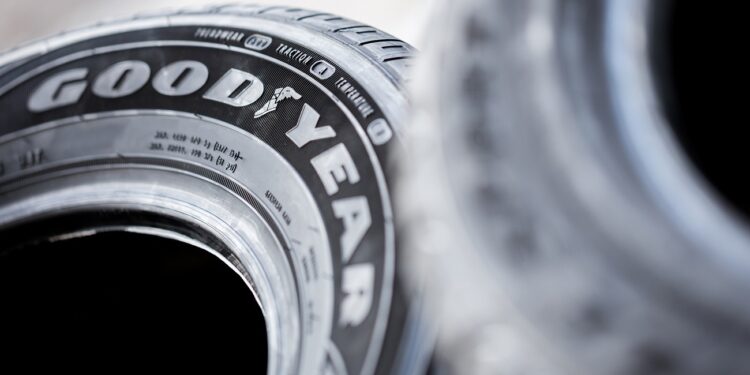 Goodyear Auto Service Center - close-up of tires