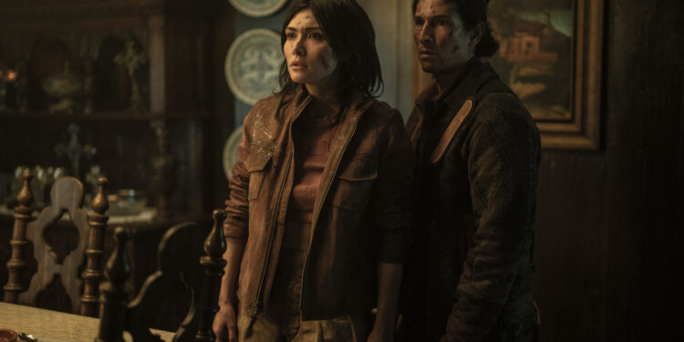 Daniella Pineda as Idalia, Danny Ramirez as Eric - Tales of the Walking Dead _ Season 1 - Photo Credit: Curtis Bonds Baker/AMC