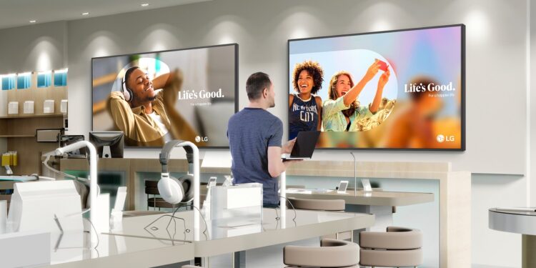 Design store selling mobile phones and accessories. 3D rendering.