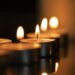 Diwali candle background, aesthetic flame image
