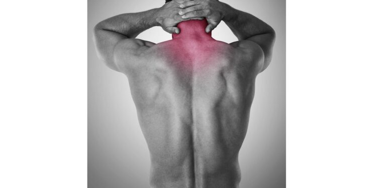 Man has huge pain of neck