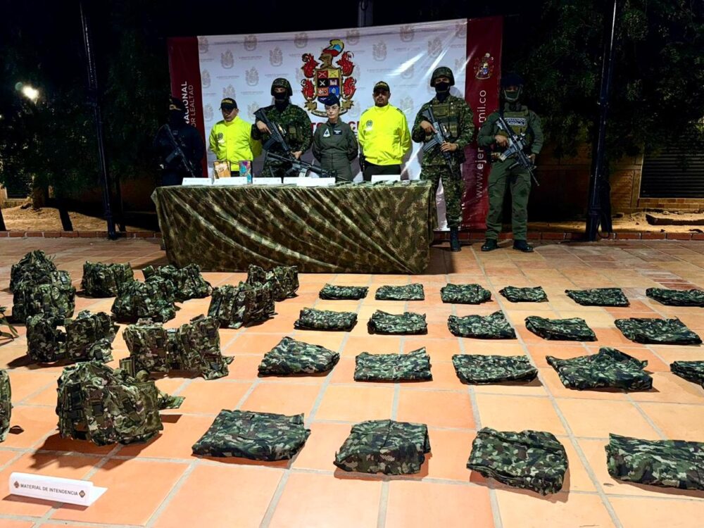 incautación de Material de Guerra