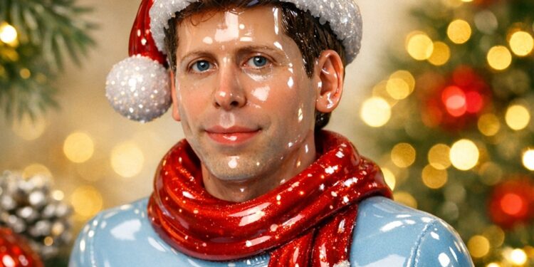 chatgpt images sam altman christmas