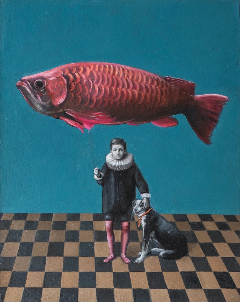 niño con pez. diego fernando prieto