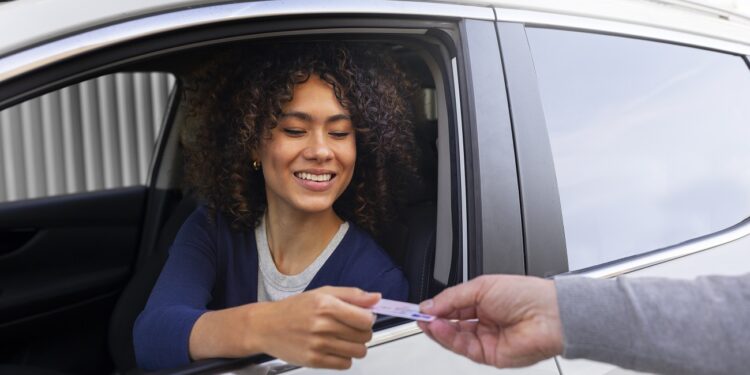 person preparing get driver license