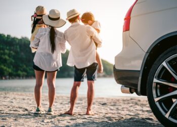 family,vacation,holiday,,happy,family,running,on,the,beach,in